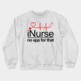 iNurse (Black Text) Crewneck Sweatshirt